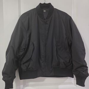 Uniqlo Women's Black Bomber Jacket